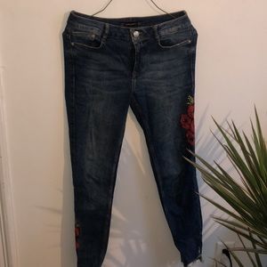 Zara graphic jeans